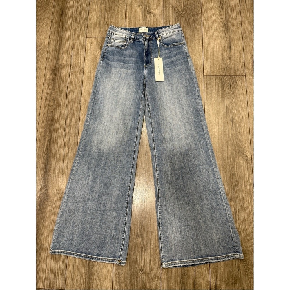NWT Driftwood Jeans Penelope High-rise, relaxed wide-leg silhoue SZ 29X32